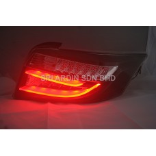 Toyota Vios 14- Black Face Light Bar LED Tail Lamp